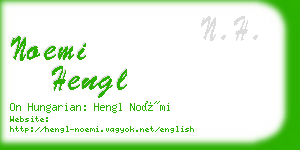 noemi hengl business card